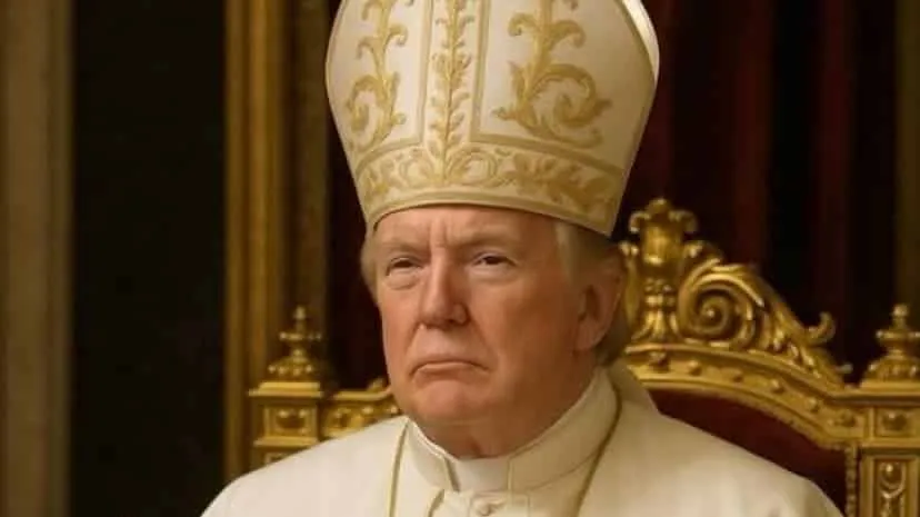 Trump verkleed als AI-paus zorgt voor ophef