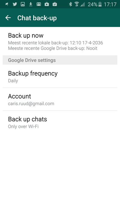 WhatsApp voegt back-up via Google Drive toe (+stappenplan)