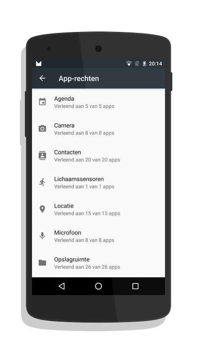 Zo werkt permissie-beheer in Android 6.0 Marshmallow