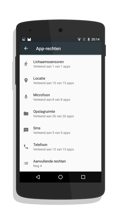 Zo werkt permissie-beheer in Android 6.0 Marshmallow