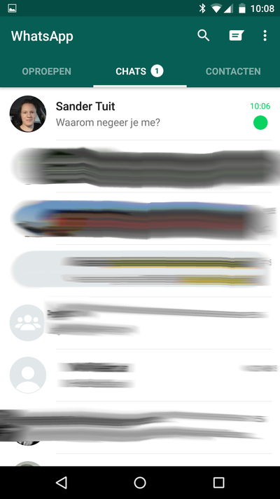 WhatsApp: voor elk contact andere notificatie en markeren als ongelezen