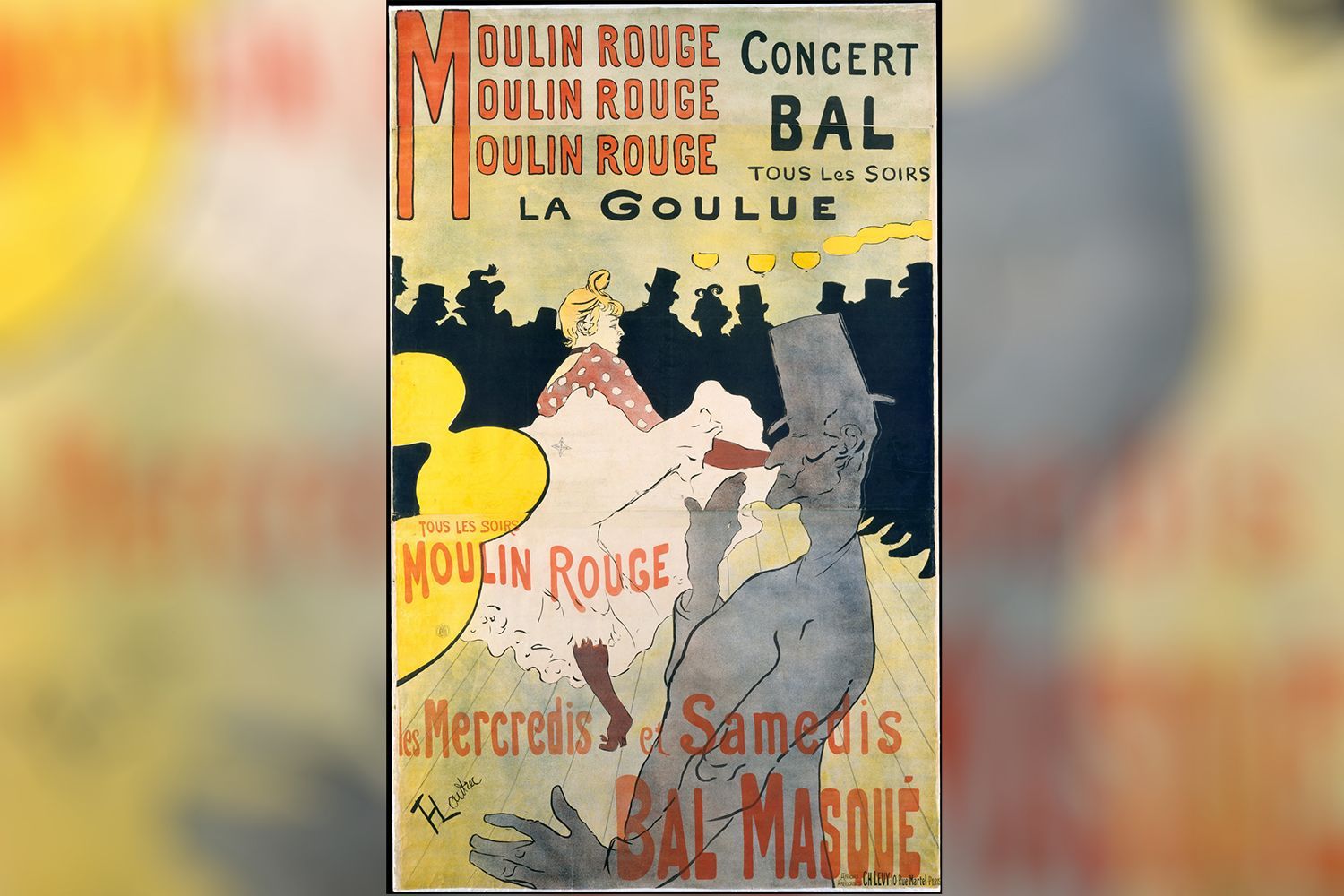 Affiche Moulin Rouge: La Goulue (foto: Wikipedia)