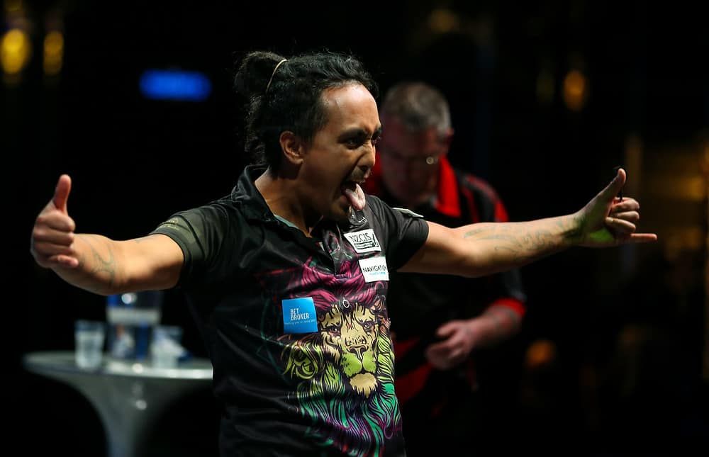 Speelschema zeventiende speeldag Remote Darts League 2 met Butler en Herewini
