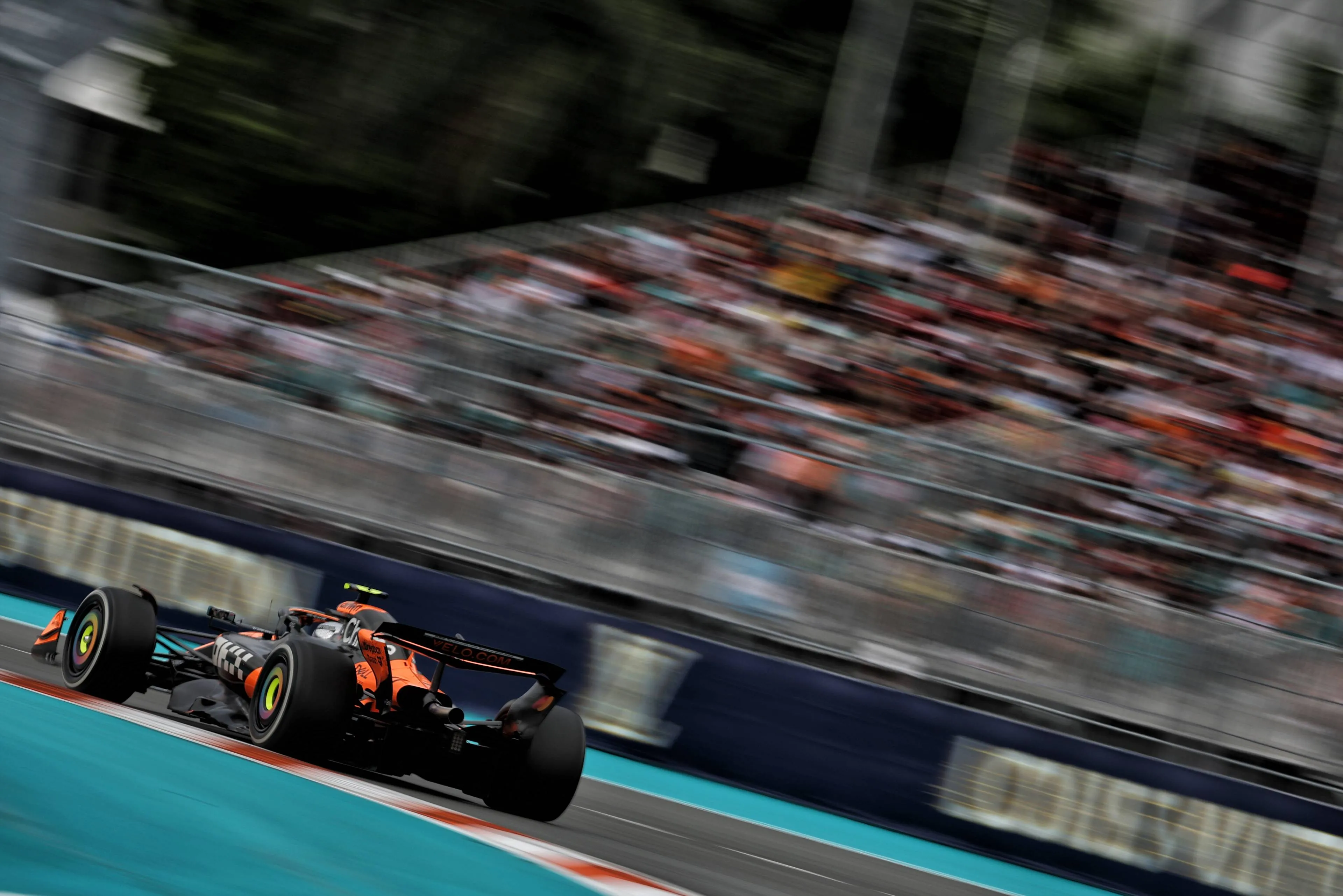 Formel 1 Weltmeisterschaft 2025, Runde 6, Großer Preis von Miami, Miami International Autodrome, Miami, USA, Sonntag, 4. Mai 2025 - Lando Norris (GBR) McLaren MCL39