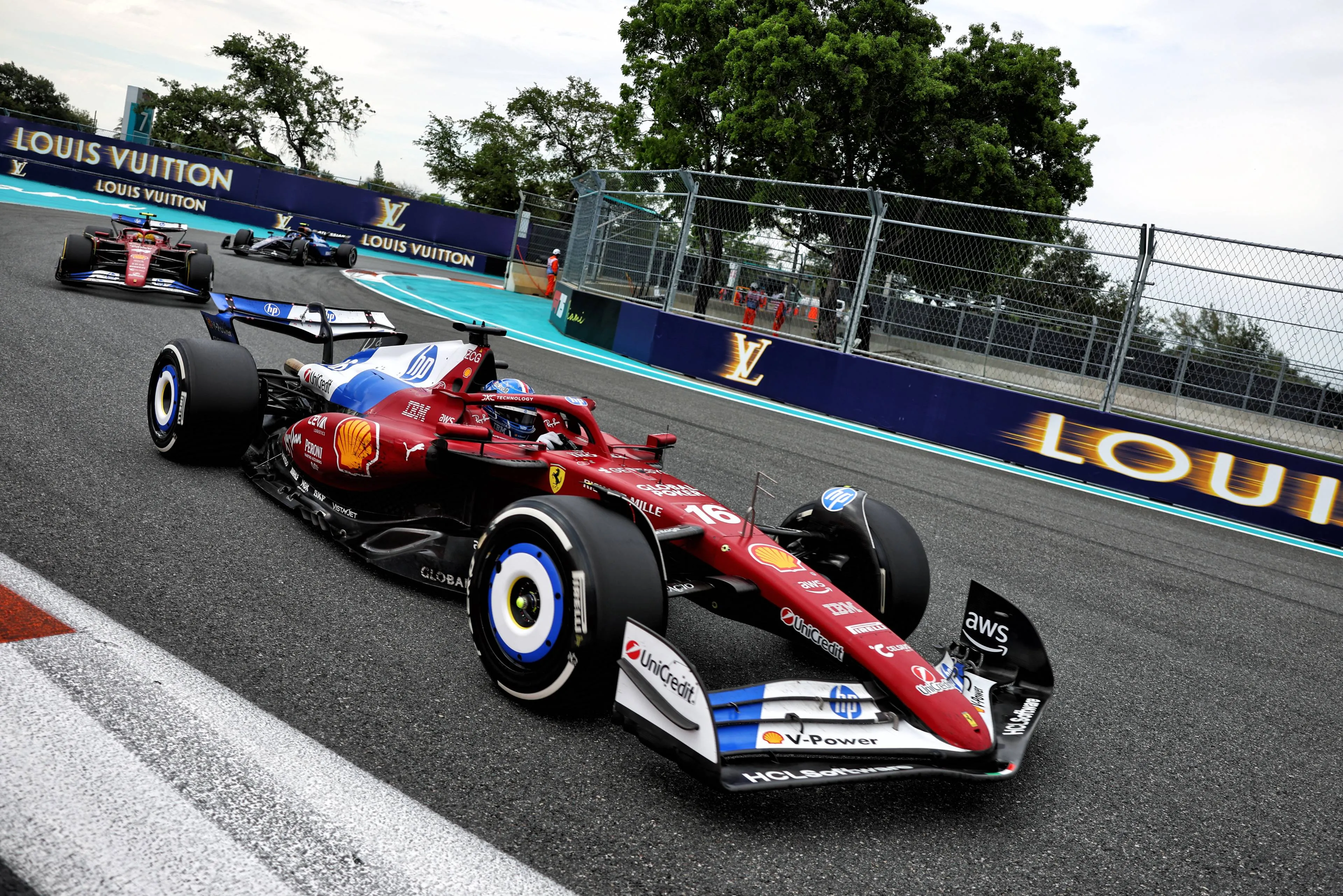 Leclerc conseguiu apenas alcançar o 7º lugar no Grande Prêmio de Miami enquanto a Ferrari enfrentava enormes dificuldades no Estado do Sol&nbsp;