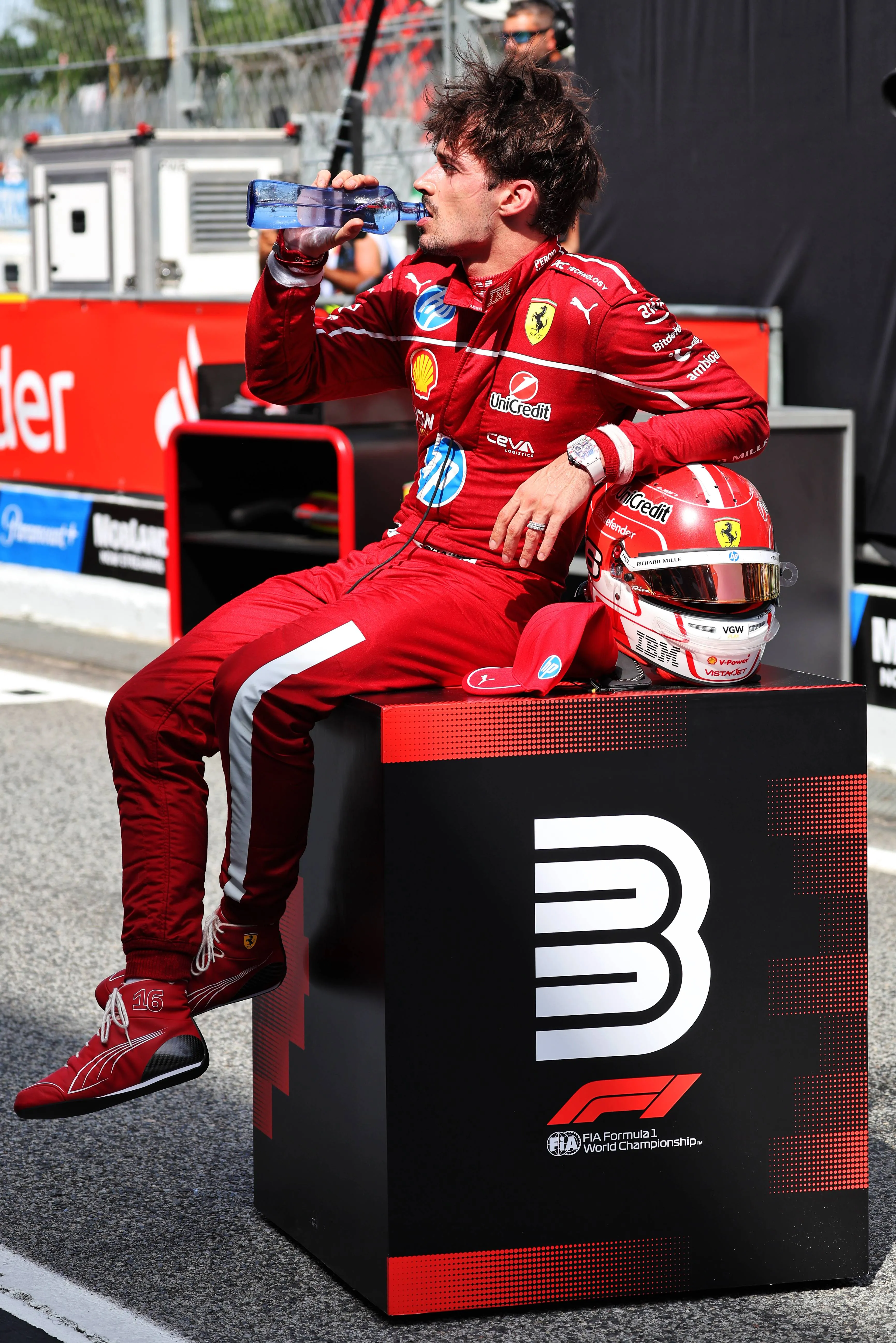 leclerc in barcelona parc ferme