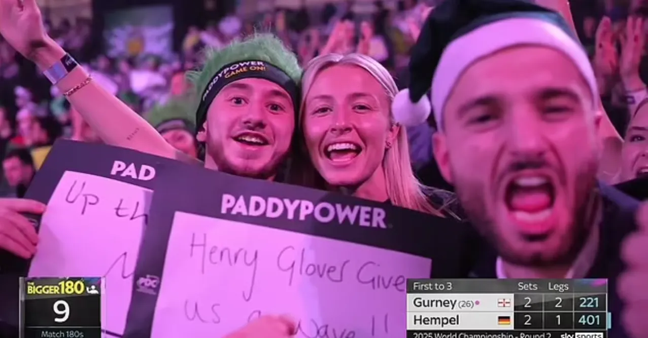 Top England football star enjoys great match between Ricky Evans and