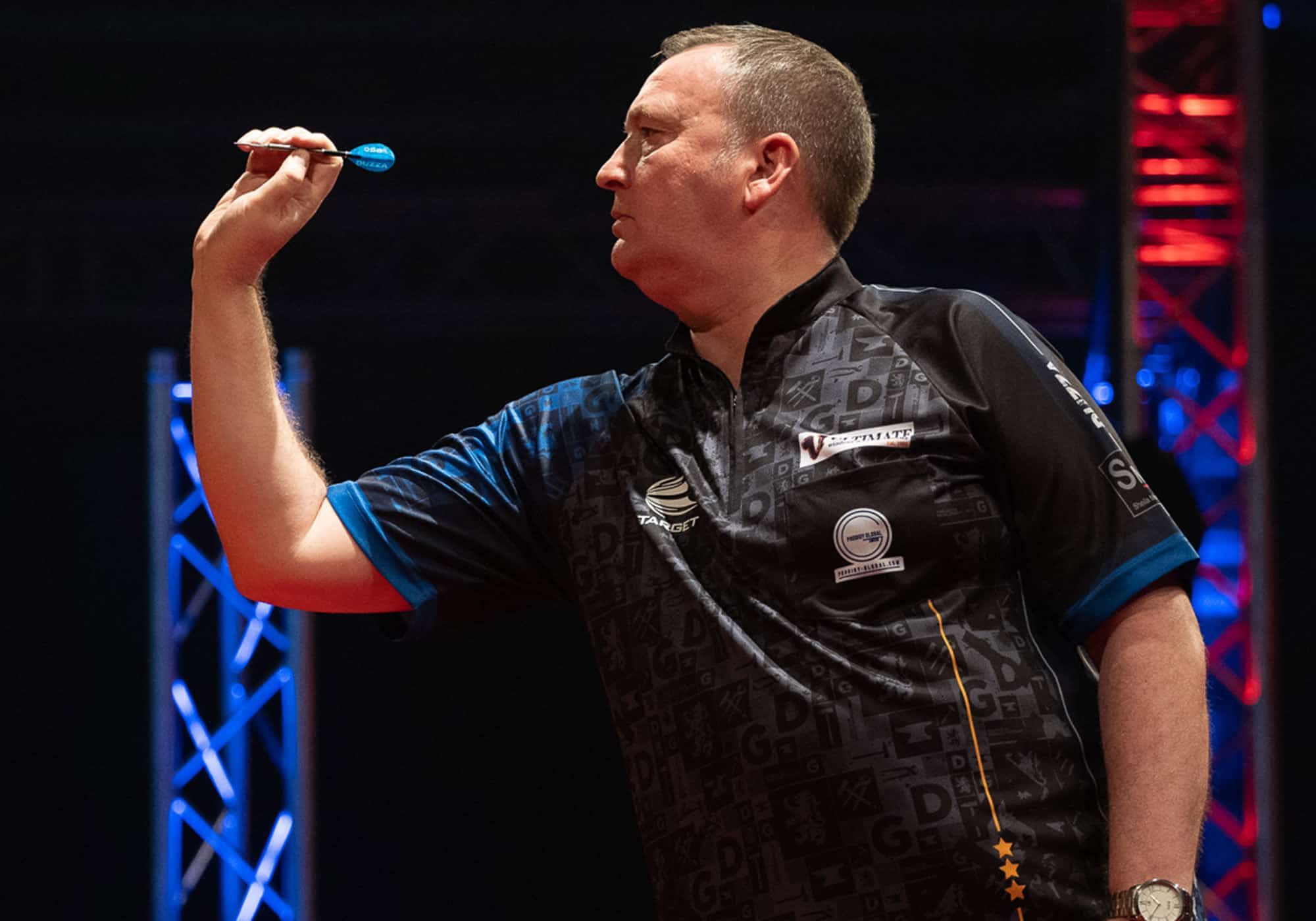 Speelschema zaterdagmiddag European Darts Grand Prix 2020 met onder meer twee Nederlanders Speelschema zaterdagmiddag European Darts Grand Prix 2020 met onder meer twee Nederlanders