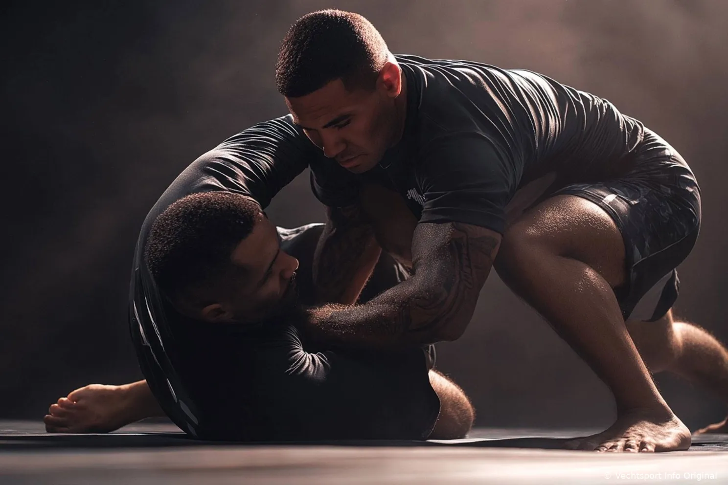 Brazilian Jiu-Jitsu training met focus op conditie, kracht en controle