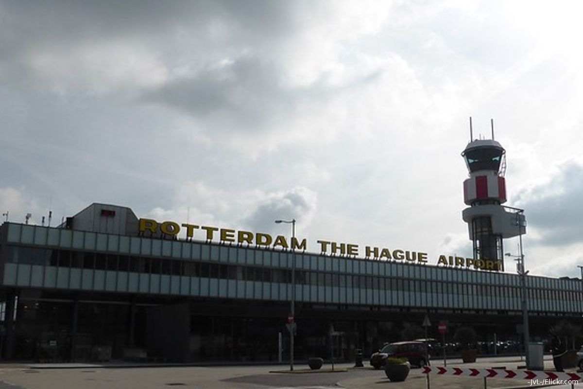 Richard de Mos (BVNL) pleit voor meer commerciële vluchten vanaf Rotterdam-The Hague Airport