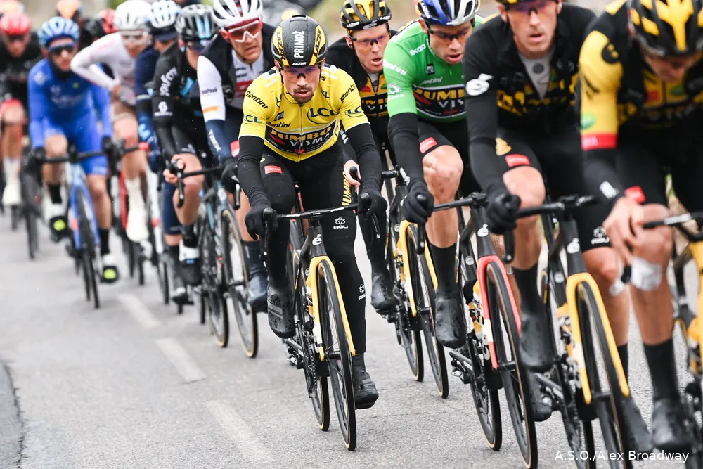 Parijs-Nice 2022 | Succesweek Jumbo-Visma met geel en groen voor Roglic en Van Aert