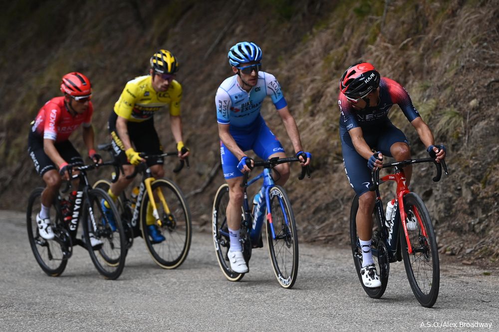 Colombianen stuitten op sterke Roglic: 'Wilde de rit winnen om mijn ploeggenoten te belonen'