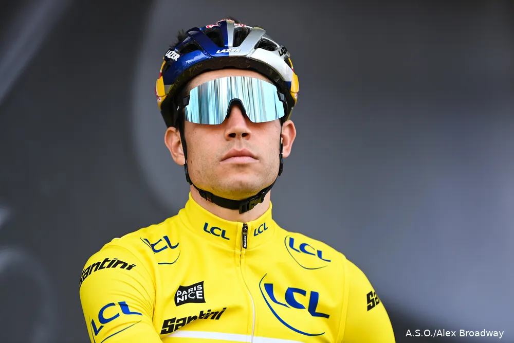 Van Aert zat al met Vlaamse wedstrijden in het hoofd: 'Mijn hoofd nam over toen Arkéa doortrok'