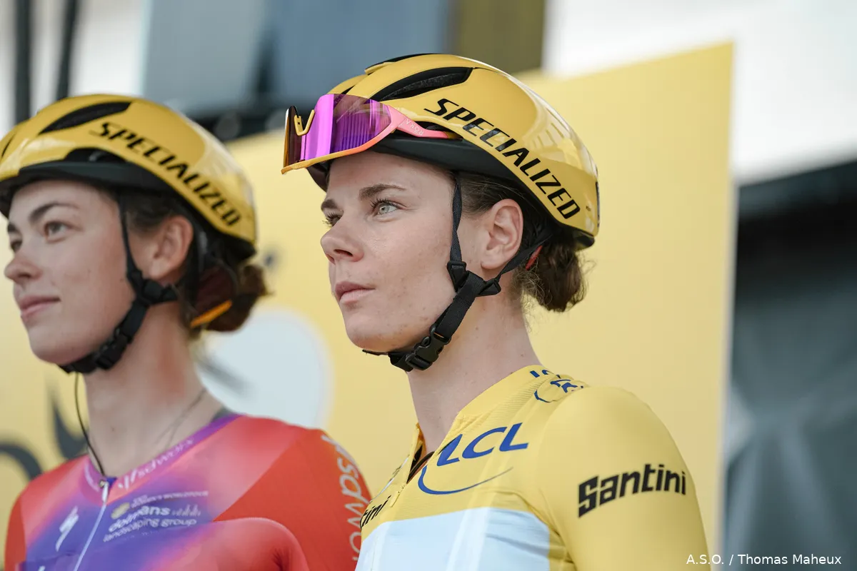 Kopecky was bereid geel op te geven voor Vollering, maar wil groen houden: 'Geen wrijving in groep krijgen'