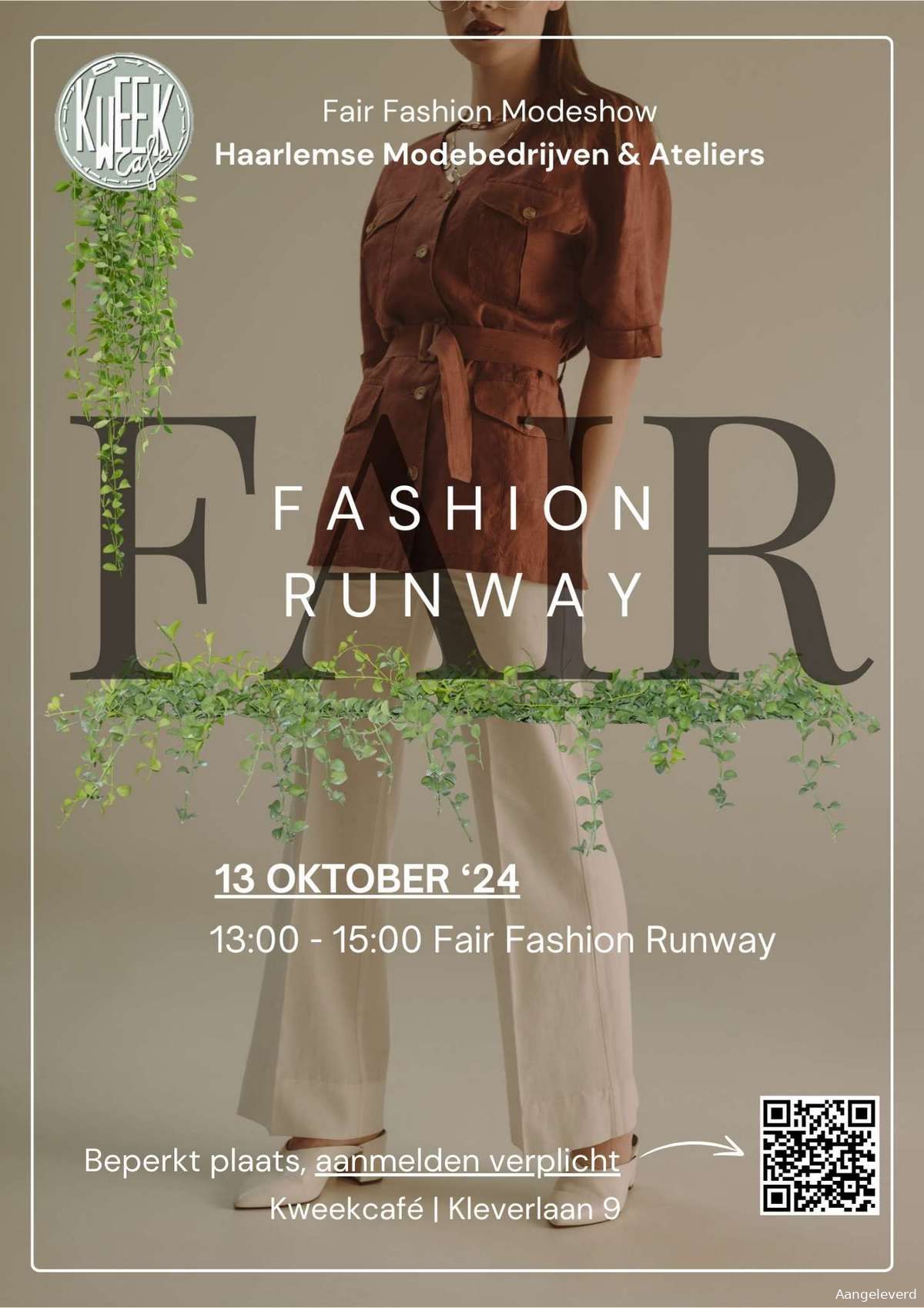 kweekcafe fair fashion modeshow defqr