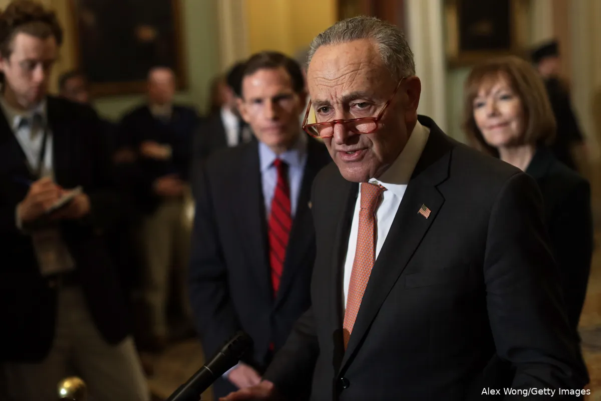 Senate Minority Leader Chuck Schumer