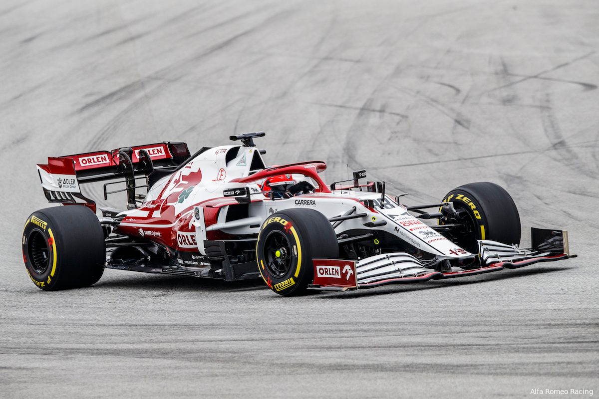 Räikkönen tevreden: 'Punten scoren na slechte kwalificatie had een sterk verhaal geweest'