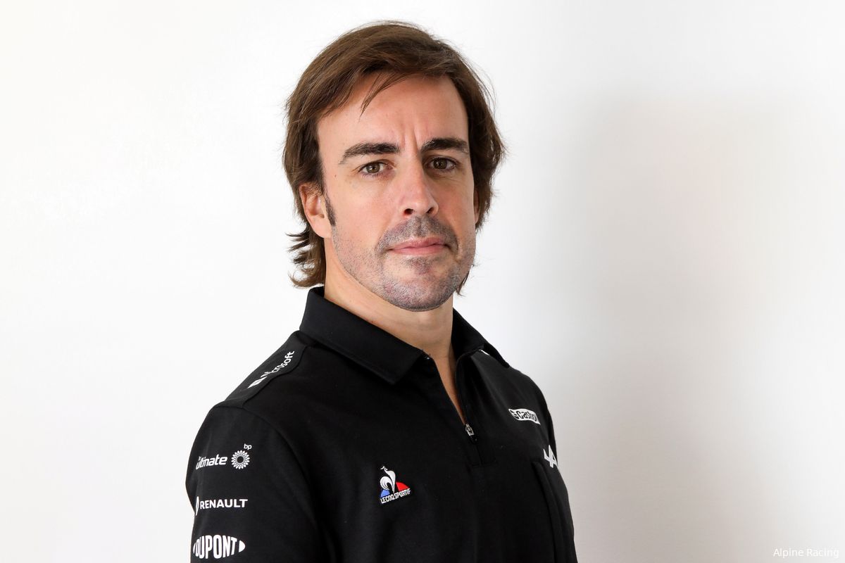 Alonso weet niet wat te verwachten van de Alpine-bolide: 'Alle vooruitgang zagen we digitaal'