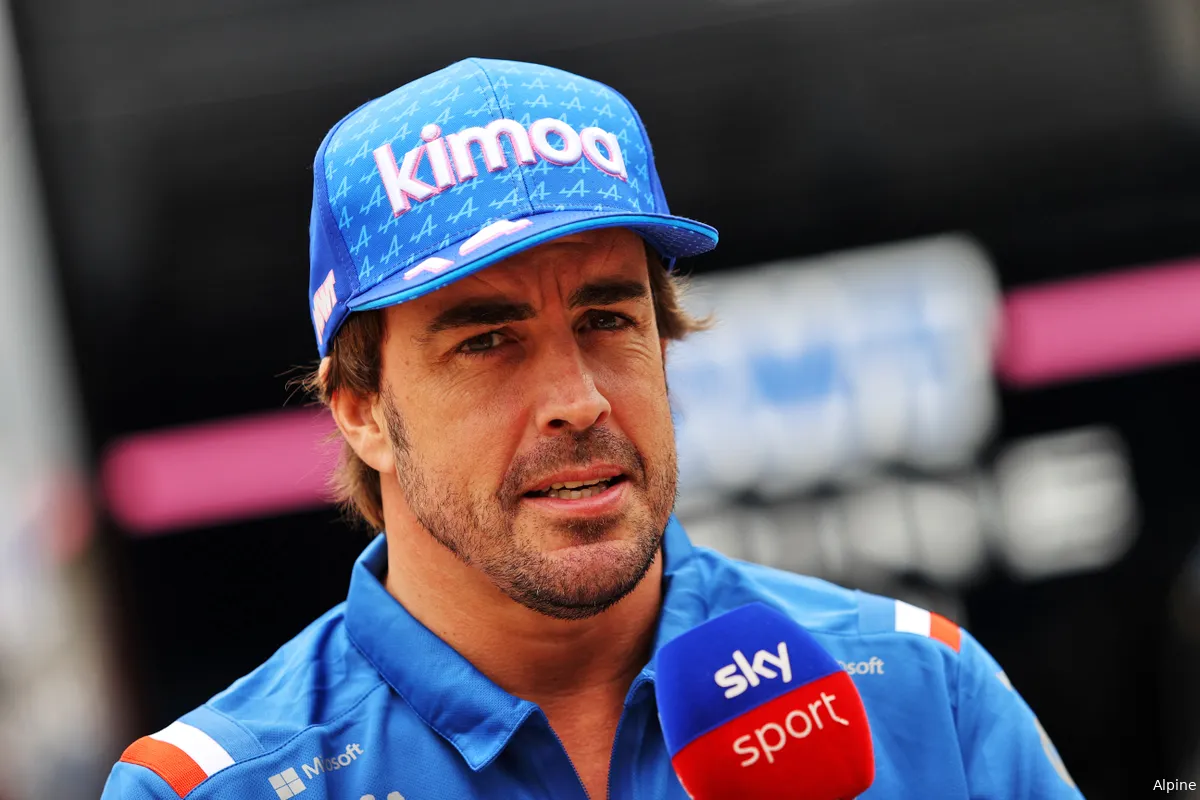 fernando alonso alpine f1 gp groot brittannie 2022