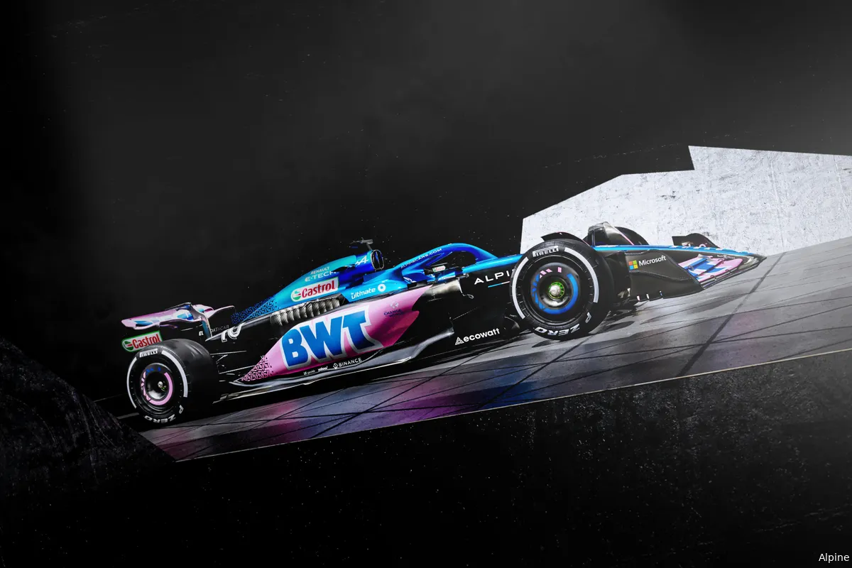 Alpine spreekt ambities voor 2023 uit: 'Minimaal vierde worden en wellicht een paar podiumplaatsen scoren'