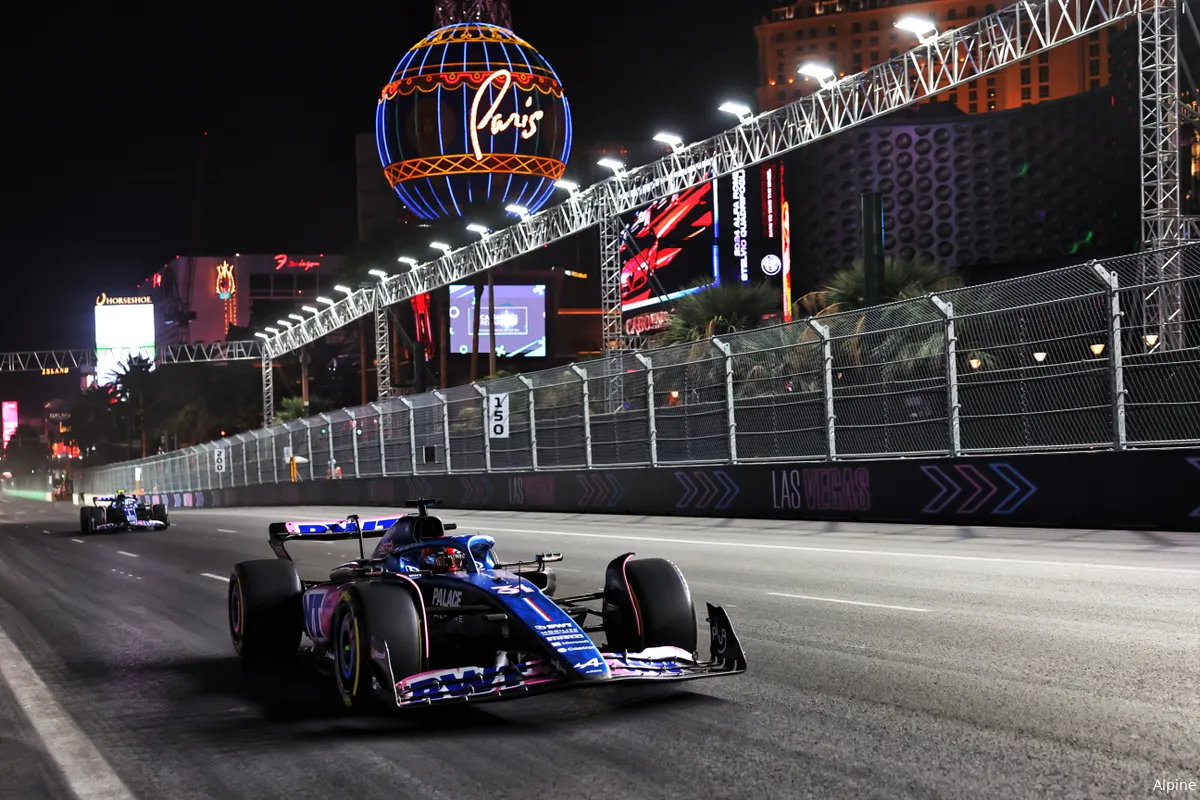 pierre gasly alpine lasvegas