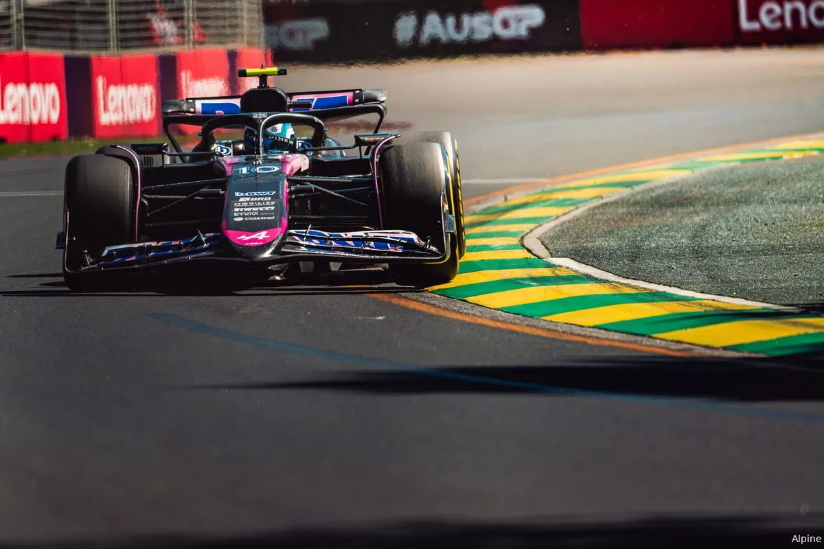 pierre gasly alpine australie 2024 training