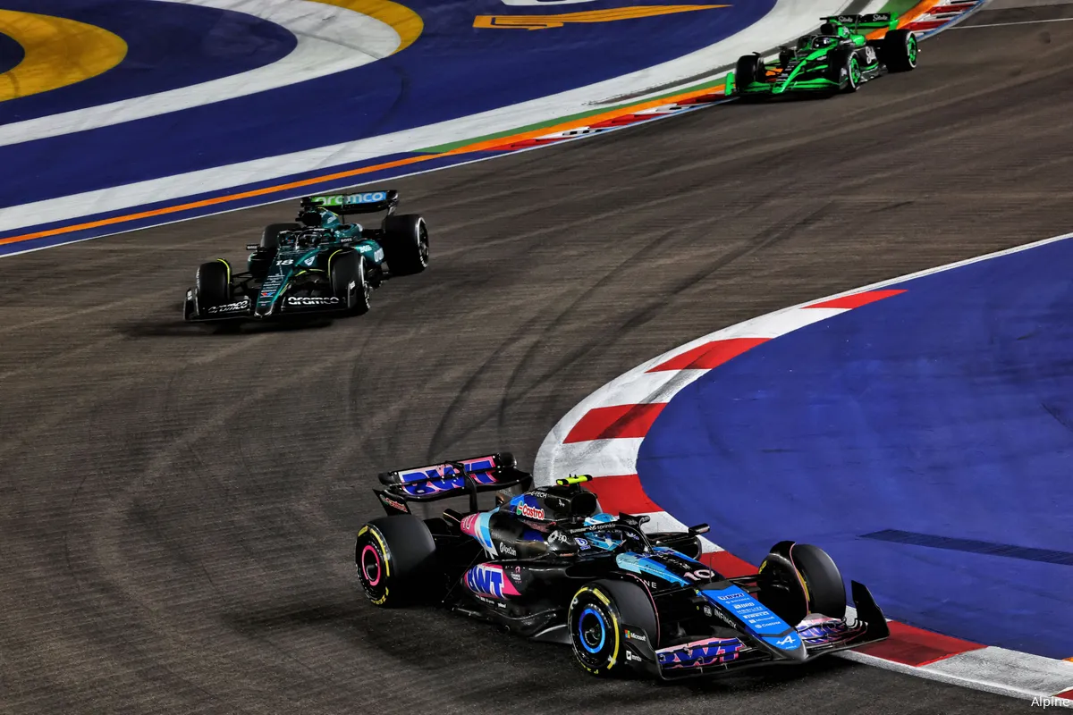 esteban ocon alpine singapore 2024