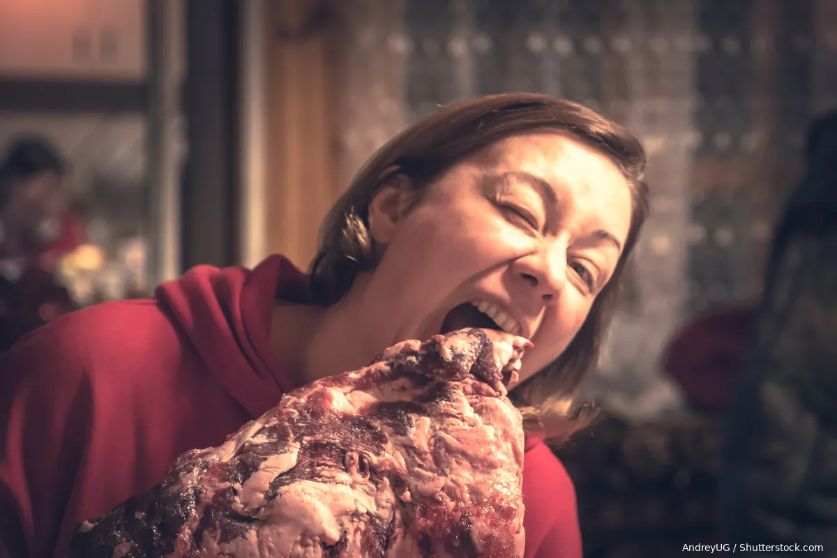 Ridiculous leftist 'academic' claims with dry eyes: 'Eating meat related to need for superiority and dominance'