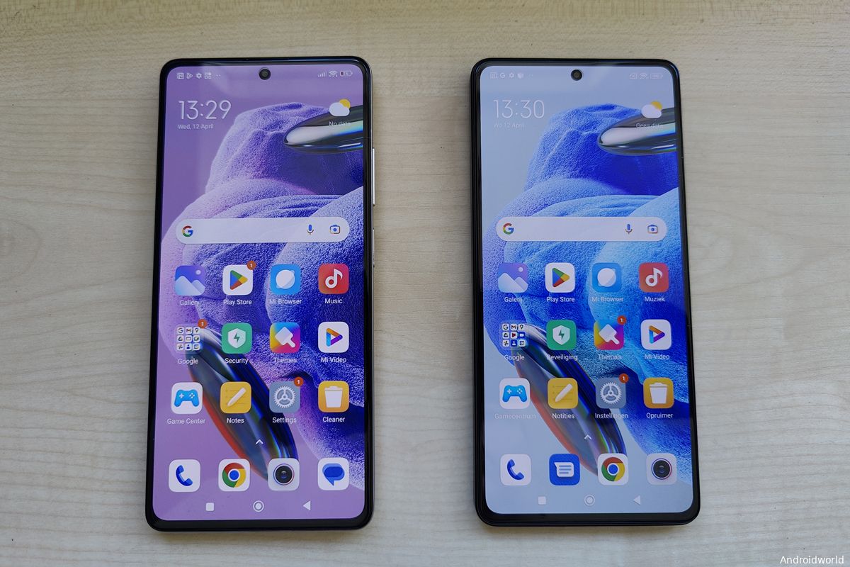 You can see that the phone sticks out a bit more on the left: Redmi Note 12 Pro Plus.