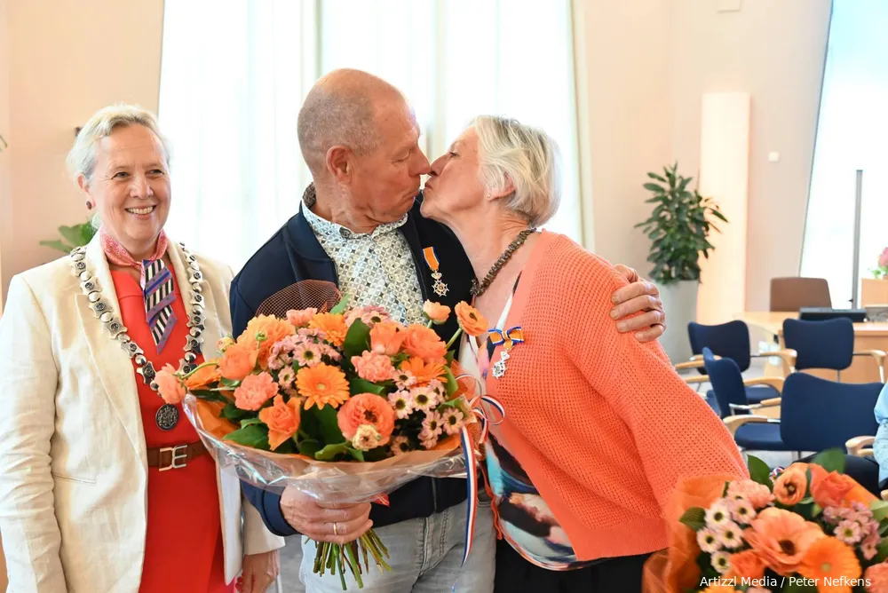 Kusje echtpaar Muller