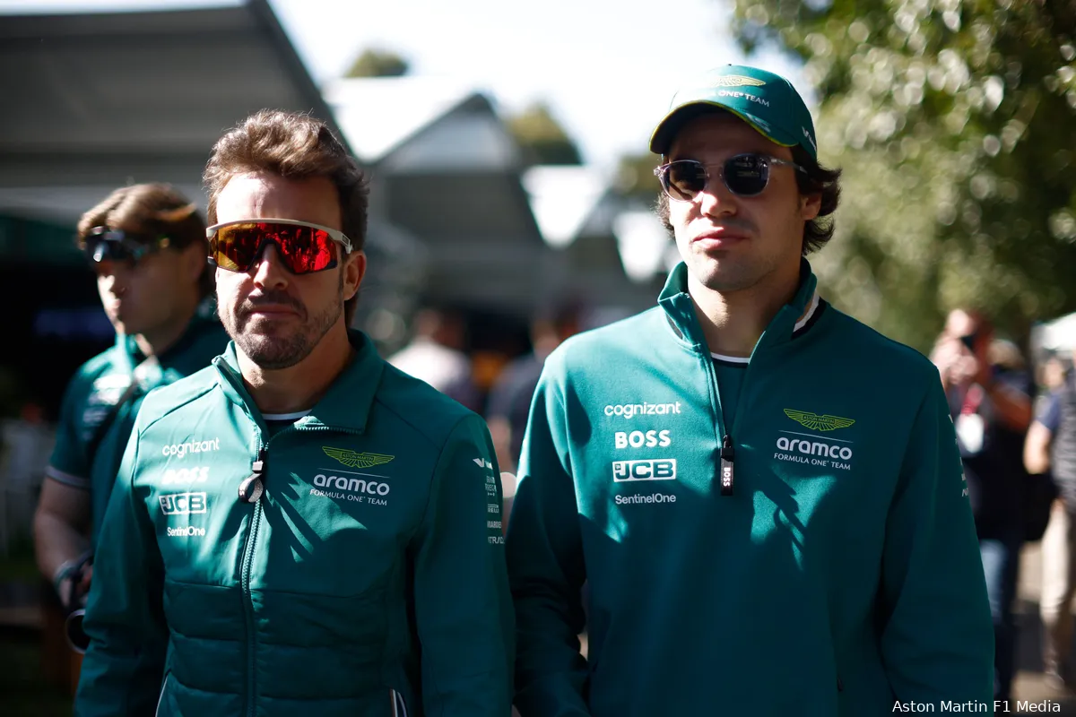 fernando alonso lance stroll aston martin australie