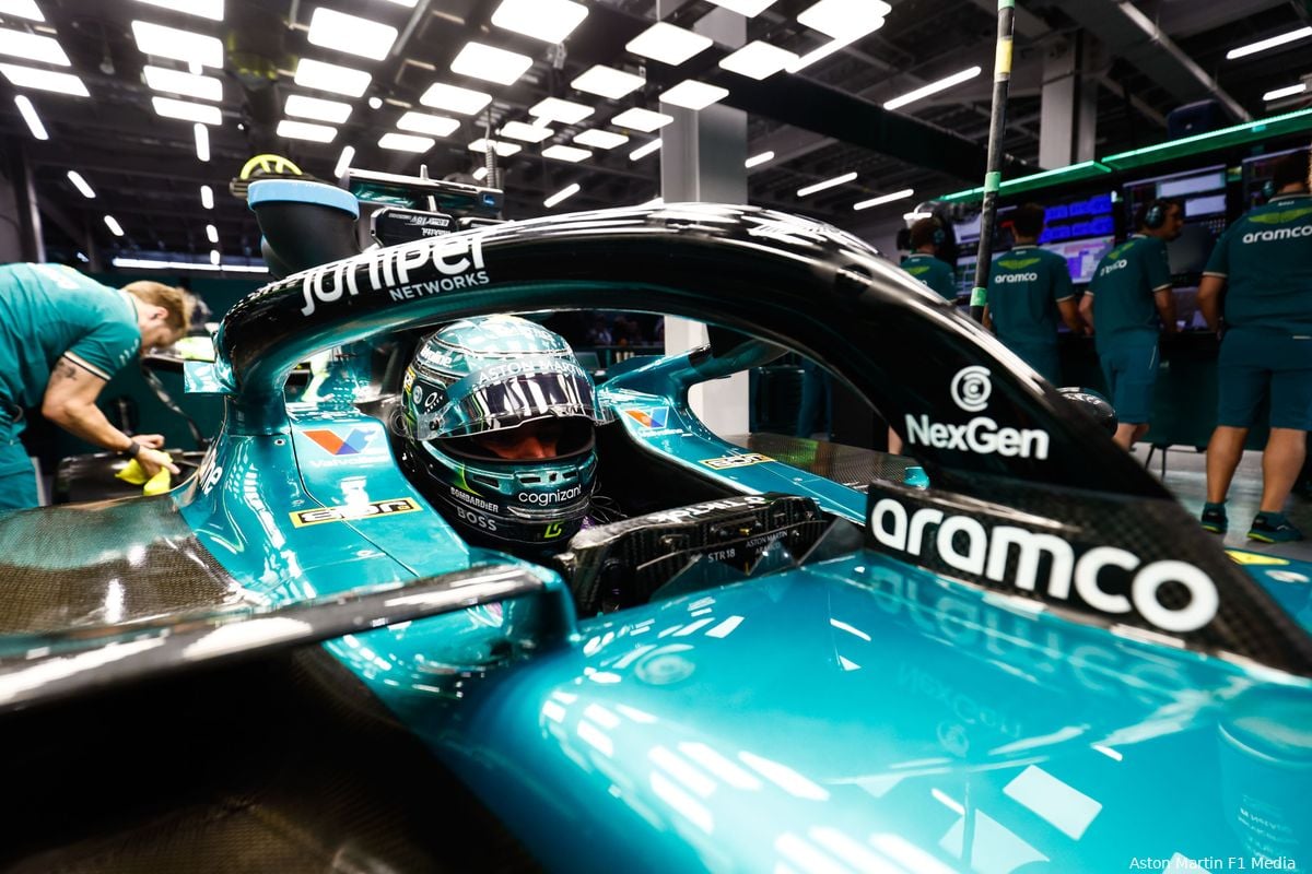 Boordradio's GP Saoedi-Arabië | Aston Martin verzoekt Stroll terug te rijden: 'Nee, ik zit in de f*cking muur'