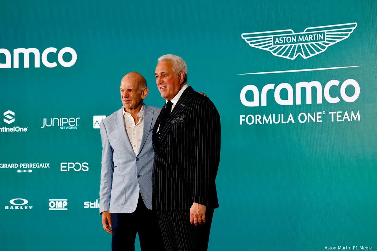 persconferentie aston martin lawrence stroll adrian newey 3