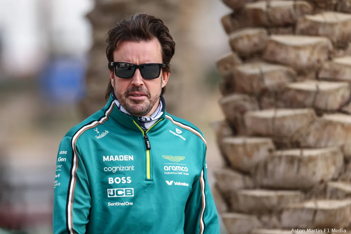 fernando alonso aston martin testdag 2 bahrein 2025