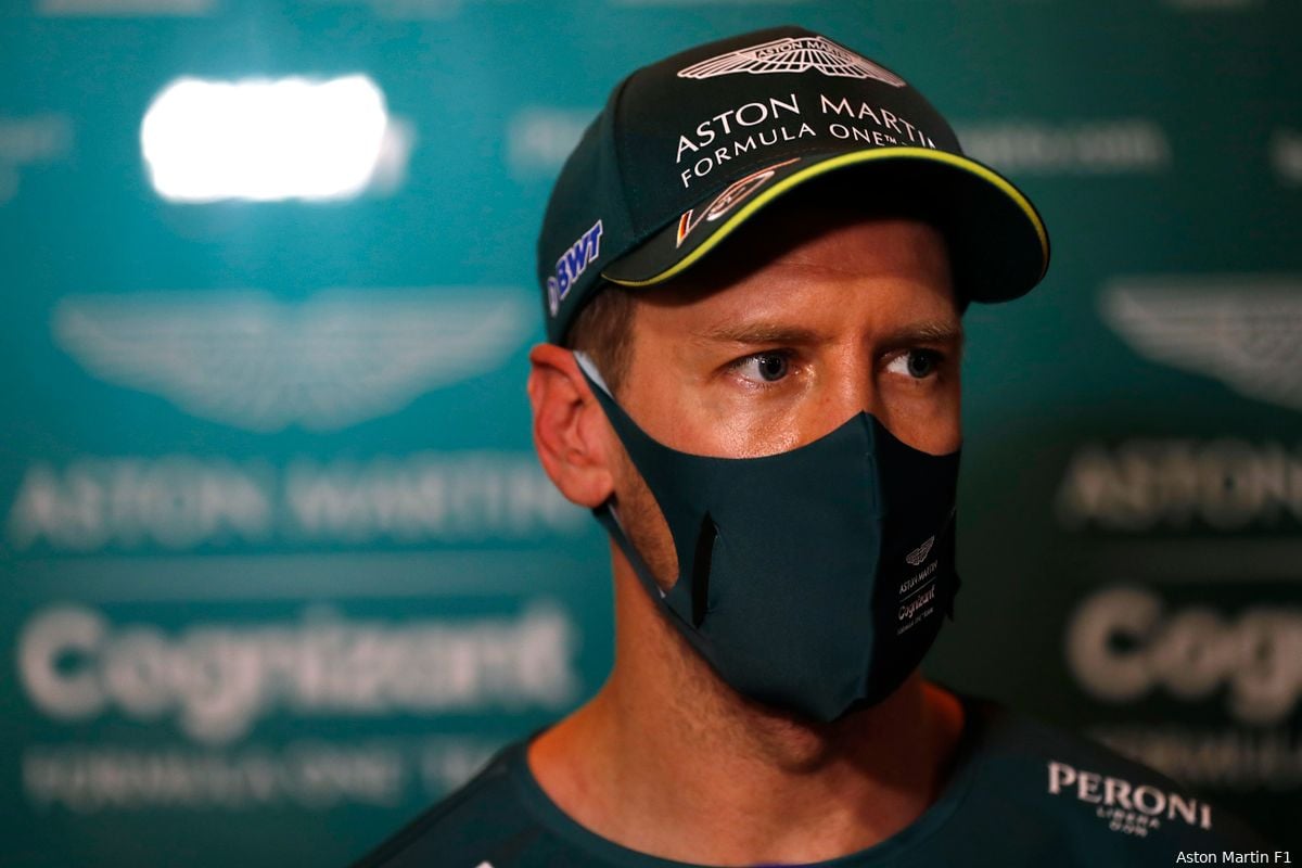 Vettel blijkt volgens teambaas niet in goede vorm: 'De bolide is te instabiel'