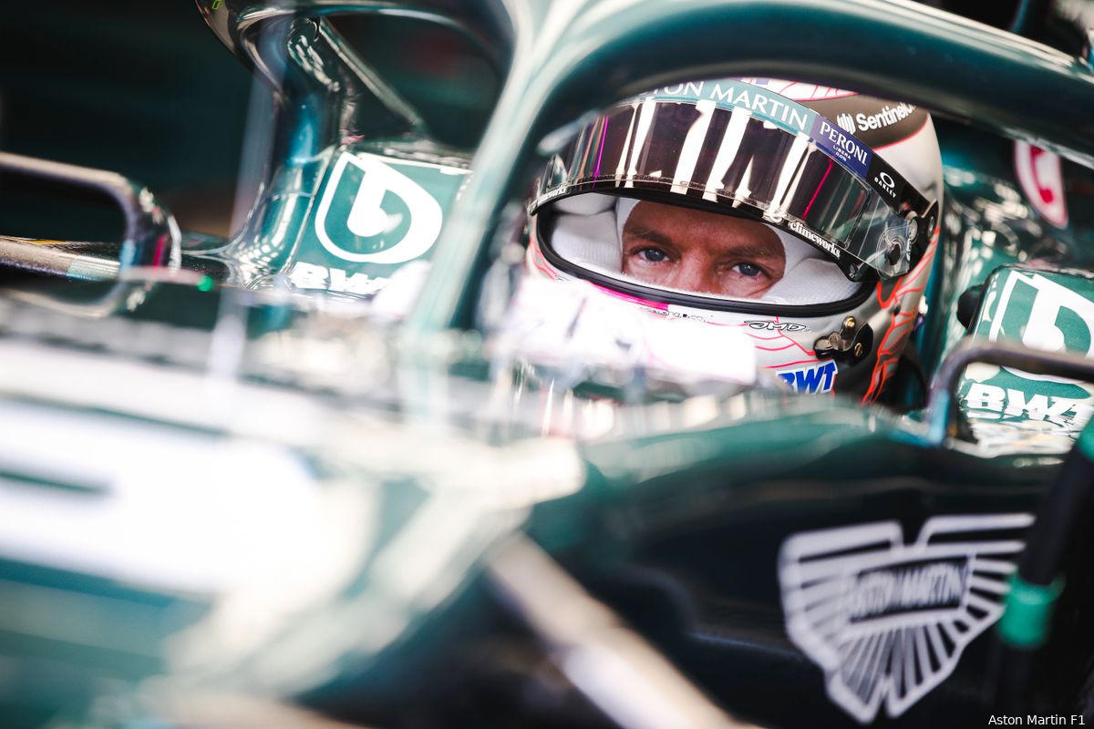 Aston Martin onder de indruk van professionaliteit Vettel: 'Hij is haast een machine'
