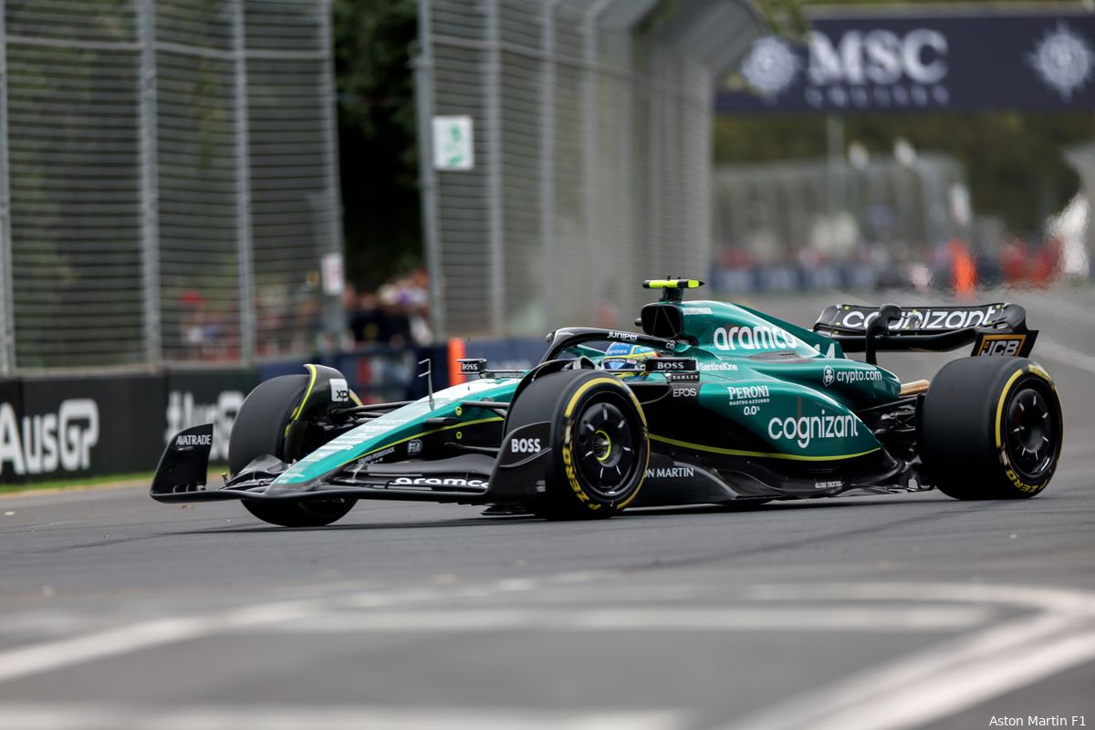 Aston Martin-bolide stemt Alonso tevreden: 'Maar beste tijd zegt niets'