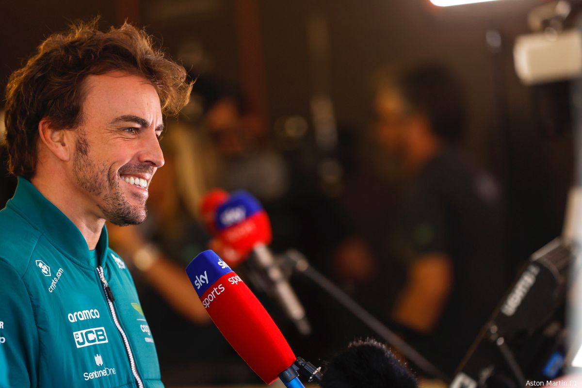 Alonso ziet 'veelbelovende tekenen' voor Aston Martin met Honda-deal: 'Zo kun je gaan winnen'