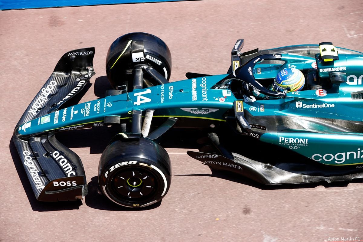 Alonso voelt zich comfortabel in de AMR23: 'Ik kijk uit naar de kwalificatie'