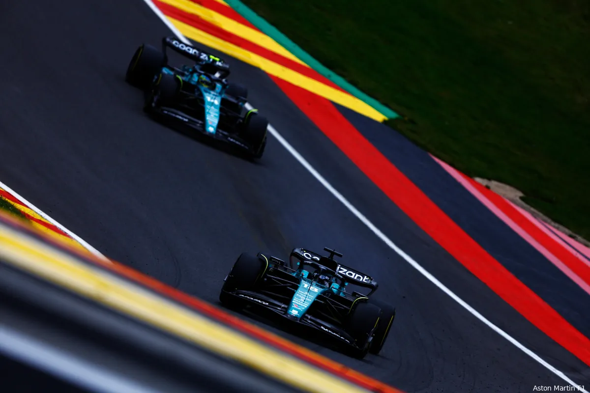 Aston Martin tevreden over coureurs: 'Lance heeft geweldig gepresteerd naast Fernando'