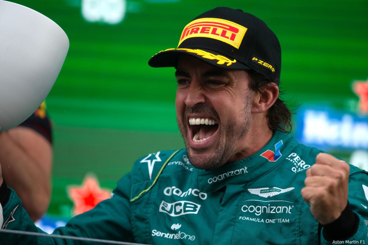 Alonso's woorden vormen drijfveer voor Aston Martin: 'Maar er is een verschil tussen woorden en daden'