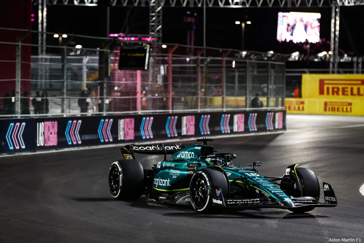fernando alonso lance stroll astonmartin lasvegas