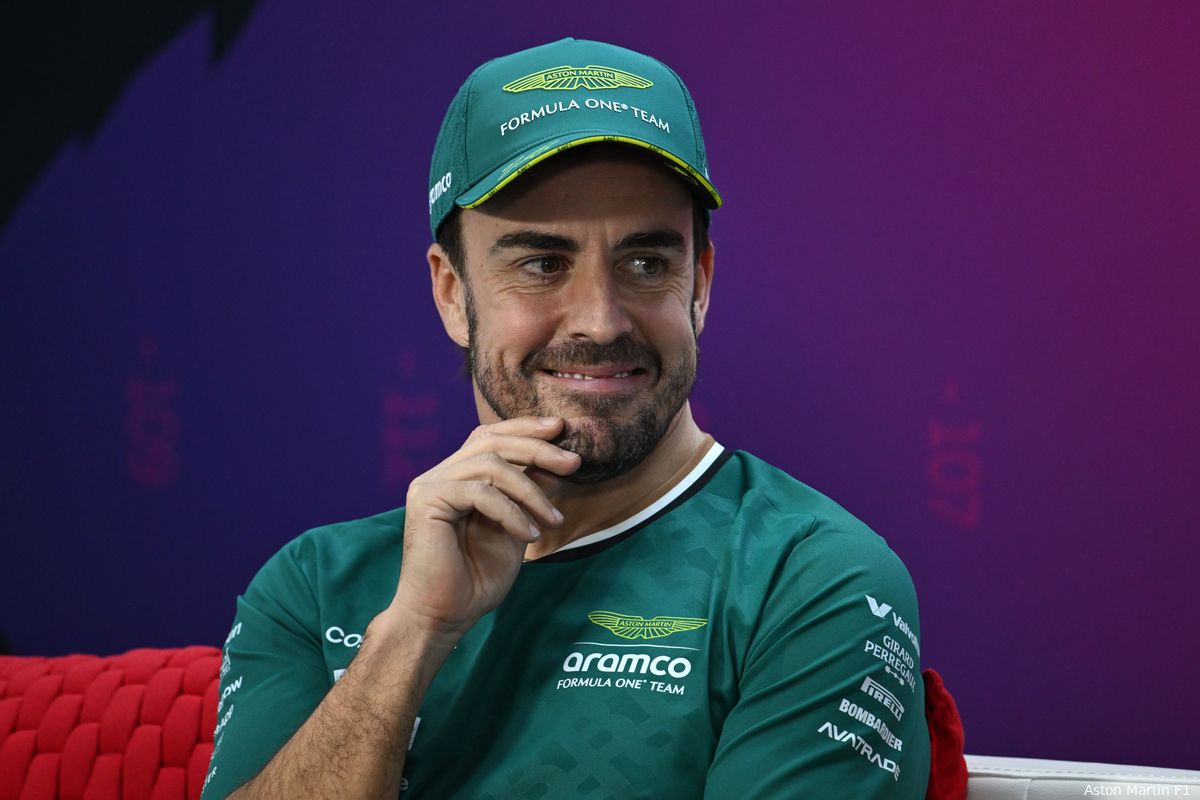Alonso blij met AMR24: 'Geweldig gevoel om in die auto te zitten'