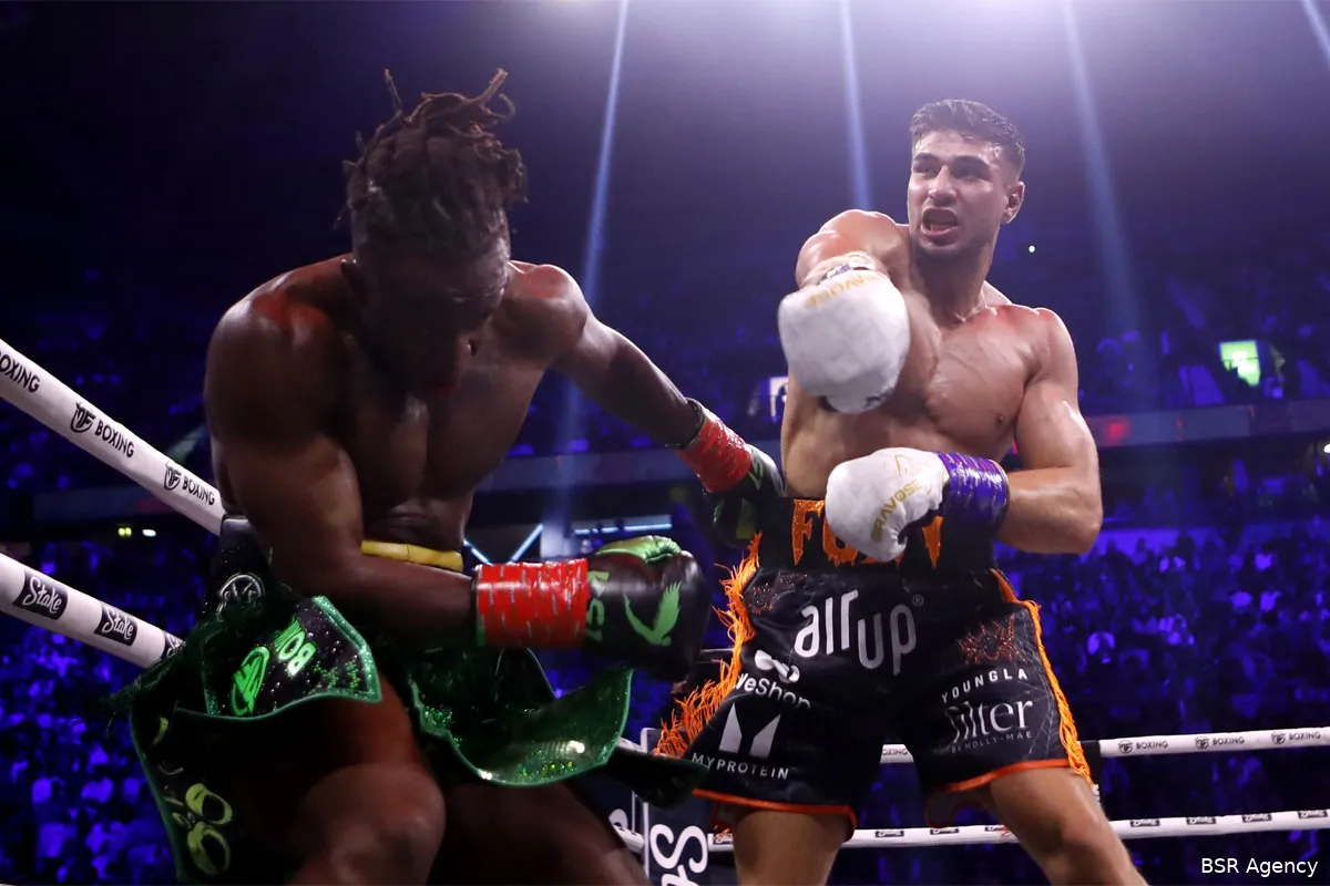 🎥 Echte bokser Tommy Fury wint van huilende influencer KSI: 'Ik ben beroofd van de winst'