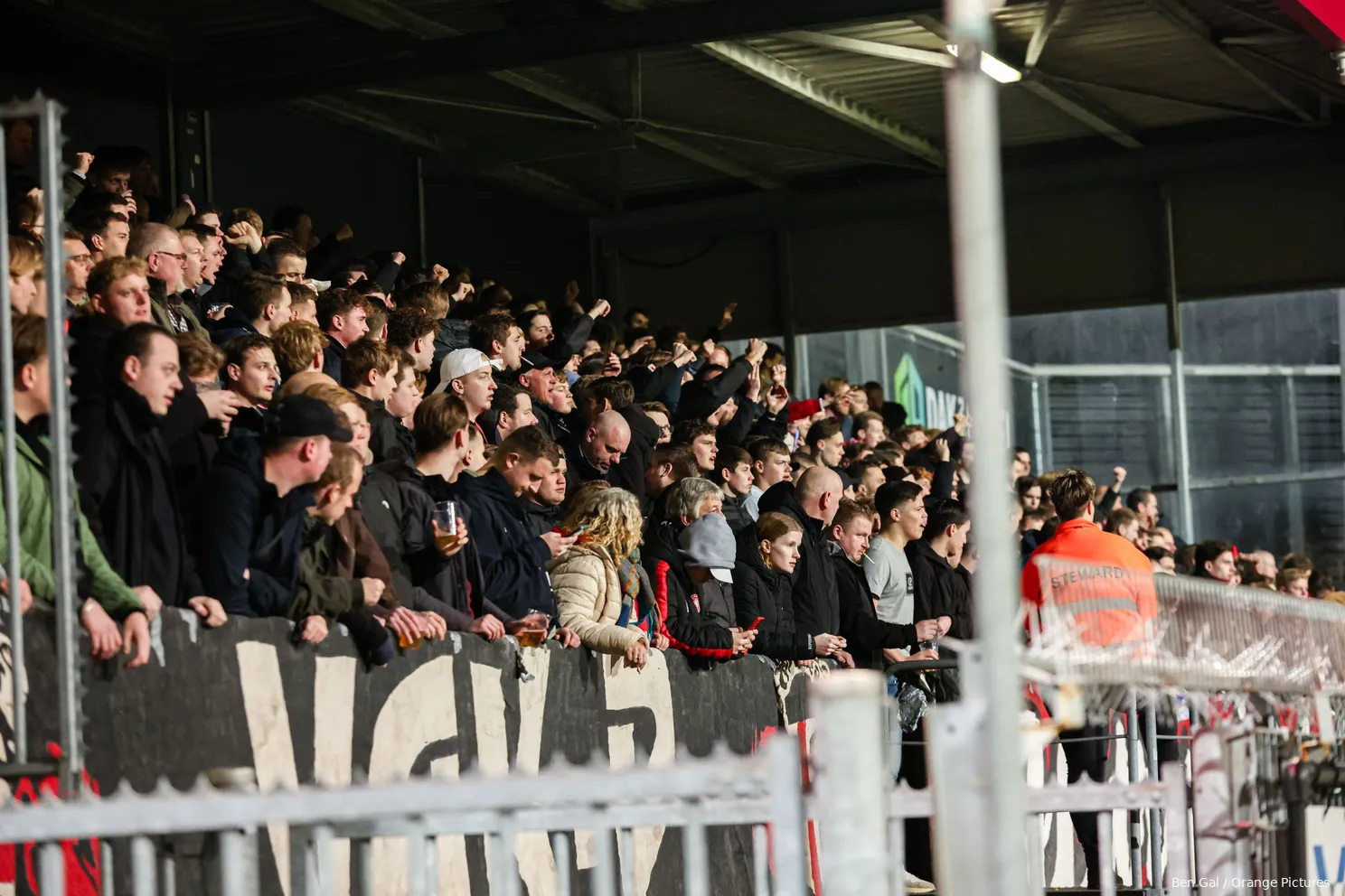 supporters uitvak uitsupporters excelsior fc twente woudestein 2023 2024