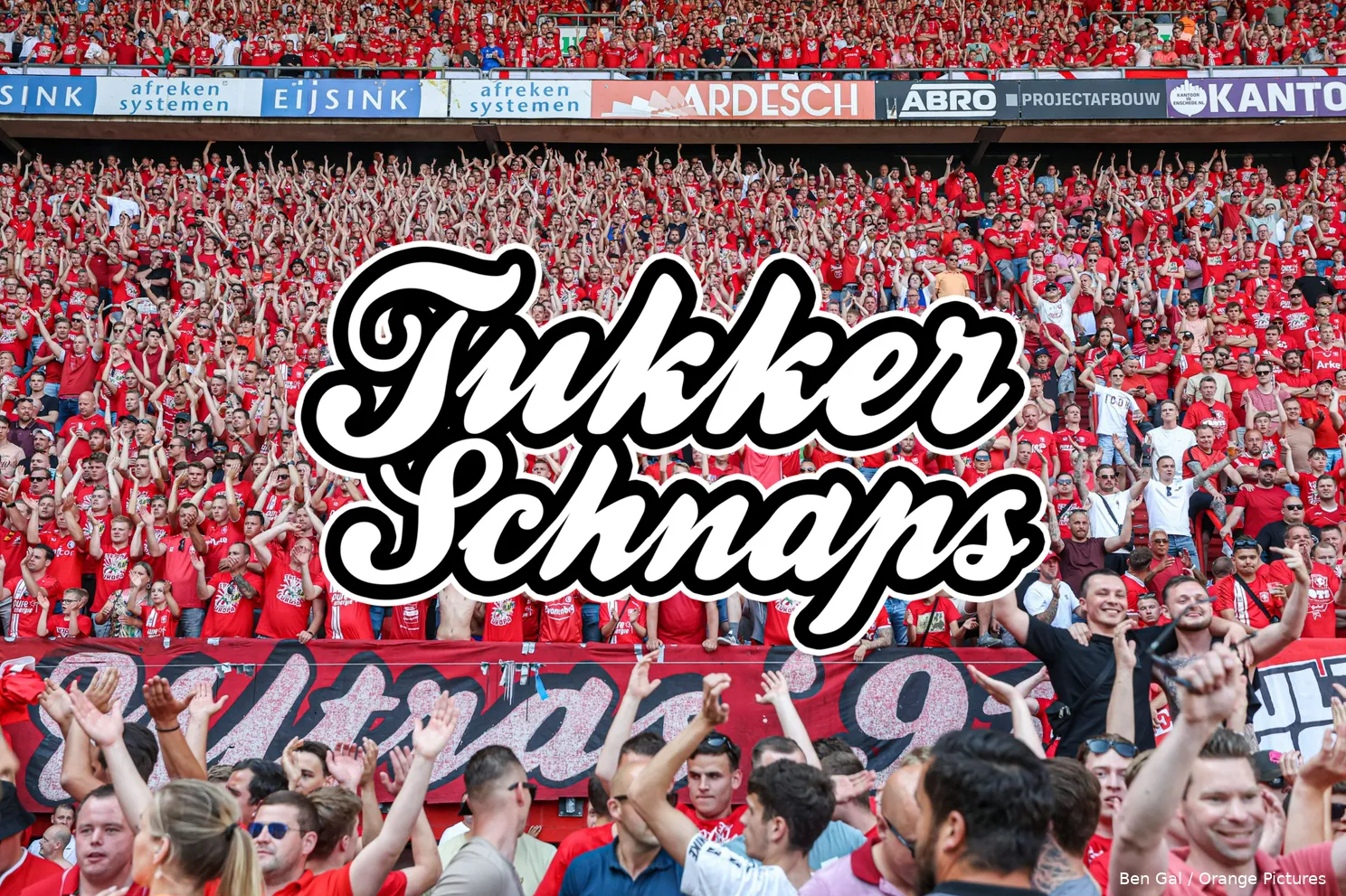 tukkers schnapps supporters fc twente de grolsch veste