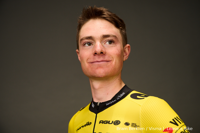 Ben Tulett lives his dream at Visma | Lease a Bike: "I received my jersey from my role model Wout Van Aert"