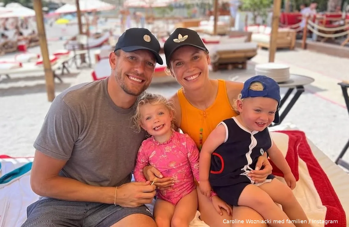 Se det søde billede: Caroline Wozniacki har født sit 3. barn