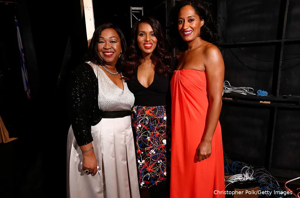 Shonda Rimes, Kerry Washington, Tracee Ellis Ross