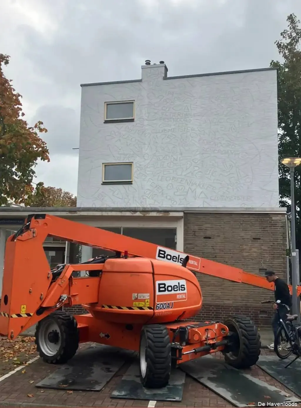 Beenhakkermuurschildering